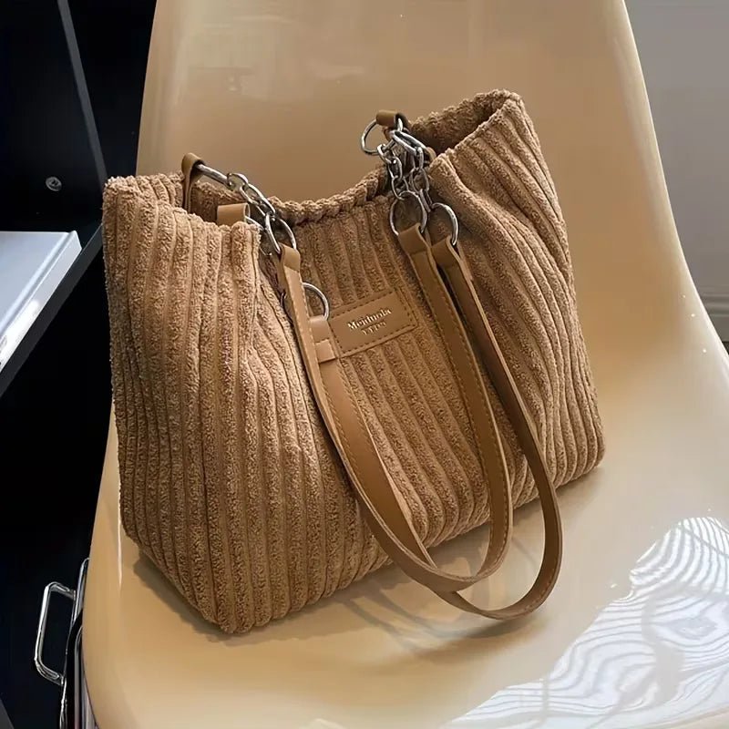 Miss | Handtas Dames Herfst/Winter Streetwear - Corduroy - Miss Madera MIS-PTWQWO