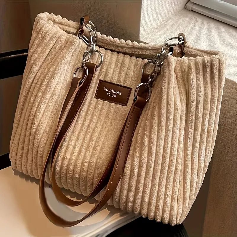 Miss | Handtas Dames Herfst/Winter Streetwear - Corduroy - Miss Madera MIS-PTWQWO