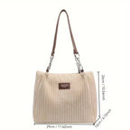 Miss | Handtas Dames Herfst/Winter Streetwear - Corduroy - Miss Madera MIS-M4HDSR