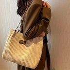 Miss | Handtas Dames Herfst/Winter Streetwear - Corduroy - Miss Madera MIS-M4HDSR