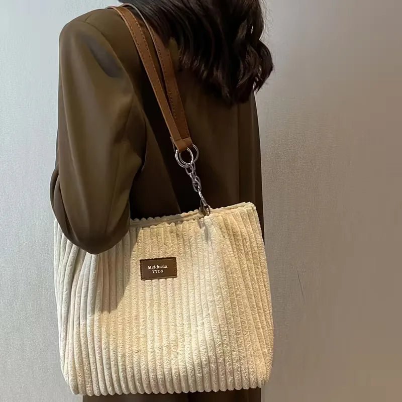 Miss | Handtas Dames Herfst/Winter Streetwear - Corduroy - Miss Madera MIS-5JGVSA