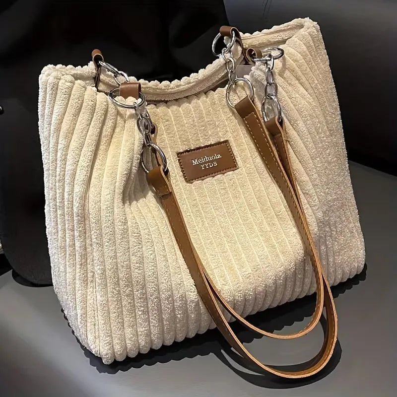Miss | Handtas Dames Herfst/Winter Streetwear - Corduroy - Miss Madera MIS-M4HDSR