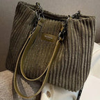 Miss | Handtas Dames Herfst/Winter Streetwear - Corduroy - Miss Madera MIS-5JGVSA