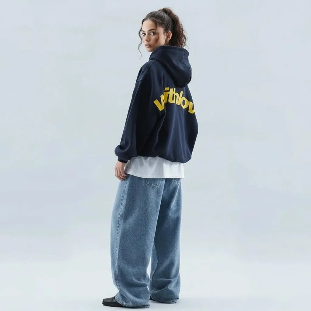Miss | Hoodie Dames Casual - Katoenblend - Miss Madera