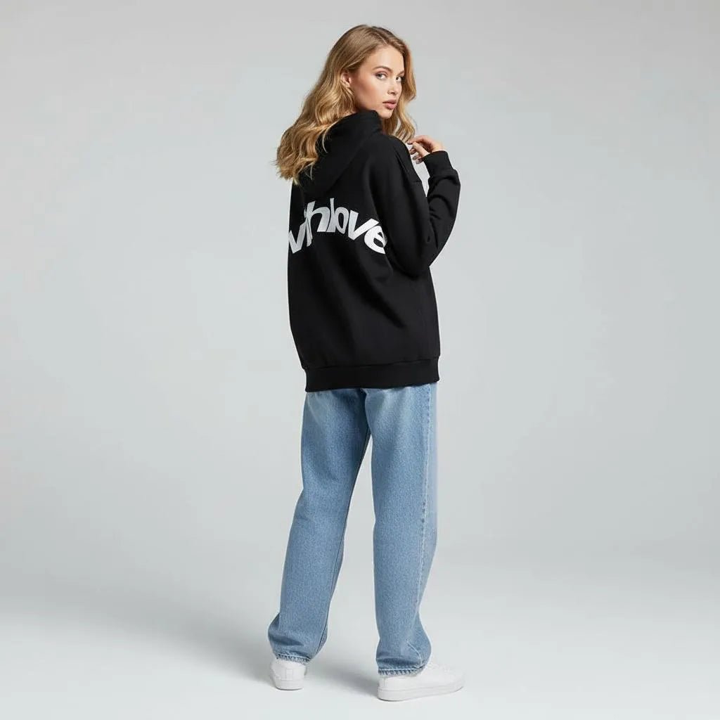 Miss | Hoodie Dames Casual - Katoenblend - Miss Madera