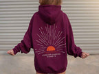Miss | Hoodie Dames Casual - Katoenmix - Miss Madera