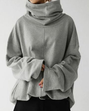 Miss | Hoodie Dames Coltrui Lange Mouw met Zakken - Miss Madera MIS-GBC7PV