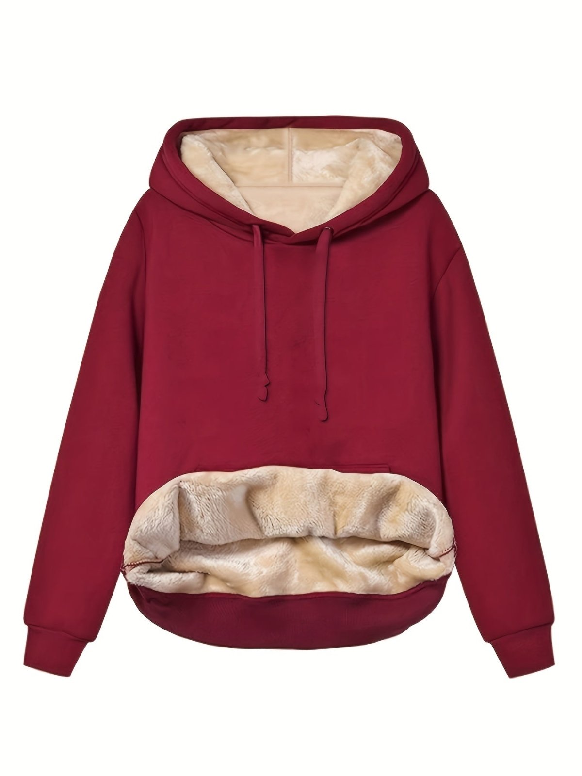 Miss | Hoodie Dames Fleece Capuchon Oversized Warm - Fleece - Miss Madera MIS-QOFPSQ