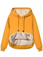 Miss | Hoodie Dames Fleece Capuchon Oversized Warm - Fleece - Miss Madera MIS-NPMQEC