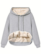 Miss | Hoodie Dames Fleece Capuchon Oversized Warm - Fleece - Miss Madera MIS-96TFD1