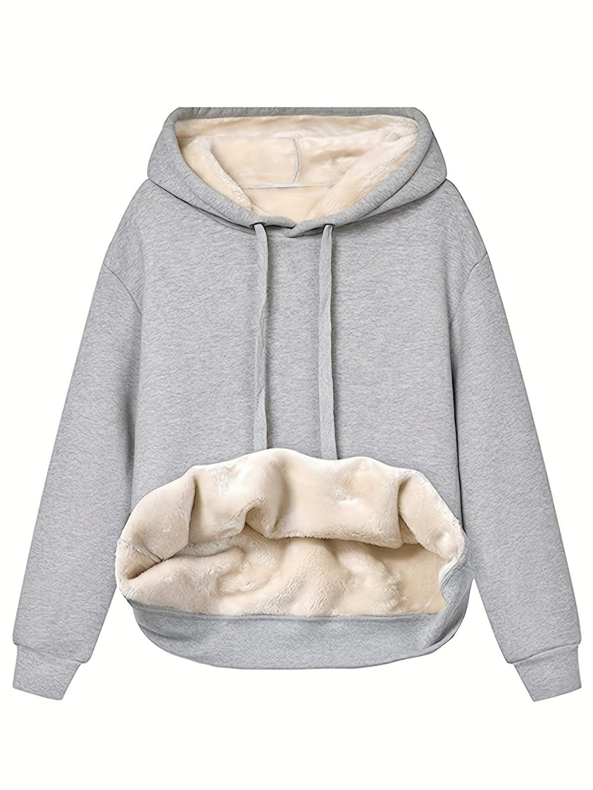 Miss | Hoodie Dames Fleece Capuchon Oversized Warm - Fleece - Miss Madera MIS-96TFD1
