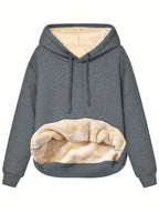 Miss | Hoodie Dames Fleece Capuchon Oversized Warm - Fleece - Miss Madera MIS-4PMJCT