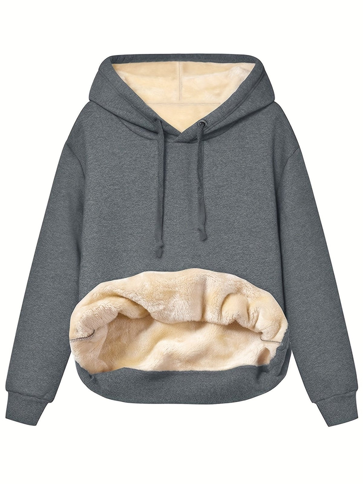 Miss | Hoodie Dames Fleece Capuchon Oversized Warm - Fleece - Miss Madera MIS-4PMJCT