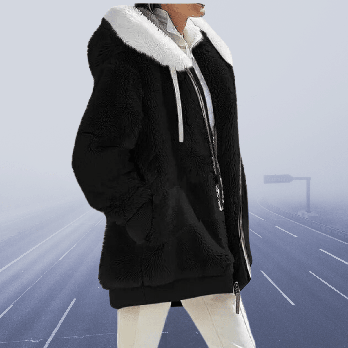 Miss | Hoodie Dames Fleece Casual Veelzijdig - Fleece - Miss Madera MIS-WY81QC