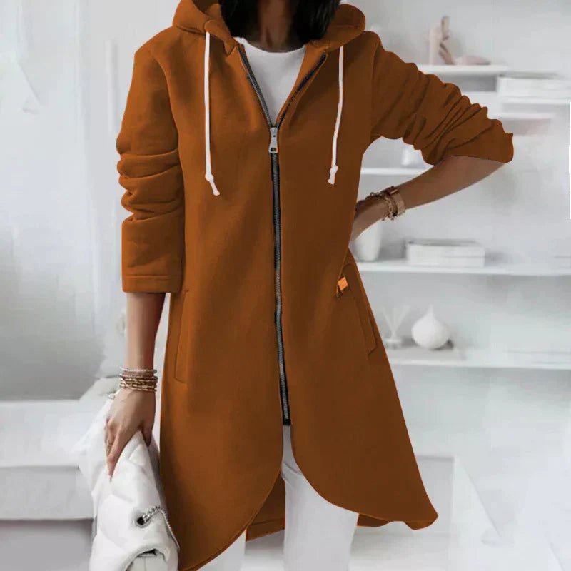Miss | Hoodie Dames Lang Ritssluiting Oversized Herfst - Miss Madera MIS-U0VBP6