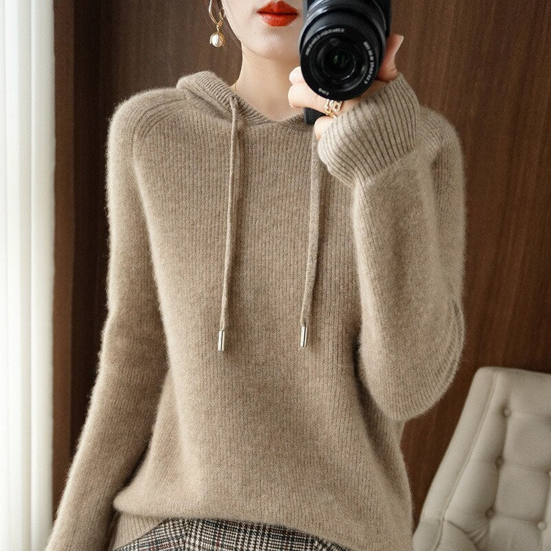 Miss | Hoodie Dames Losse Pasvorm Capuchon Lange Mouw - Miss Madera MIS-OHW3UO