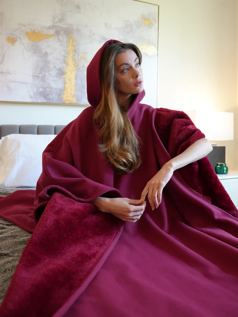 Miss | Hoodie Dames Oversized Blanket Zachte Voering - Miss Madera MIS-B53VZJ