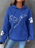 Miss | Hoodie Dames Oversized Capuchon Zakken - Miss Madera MIS-04YHCA