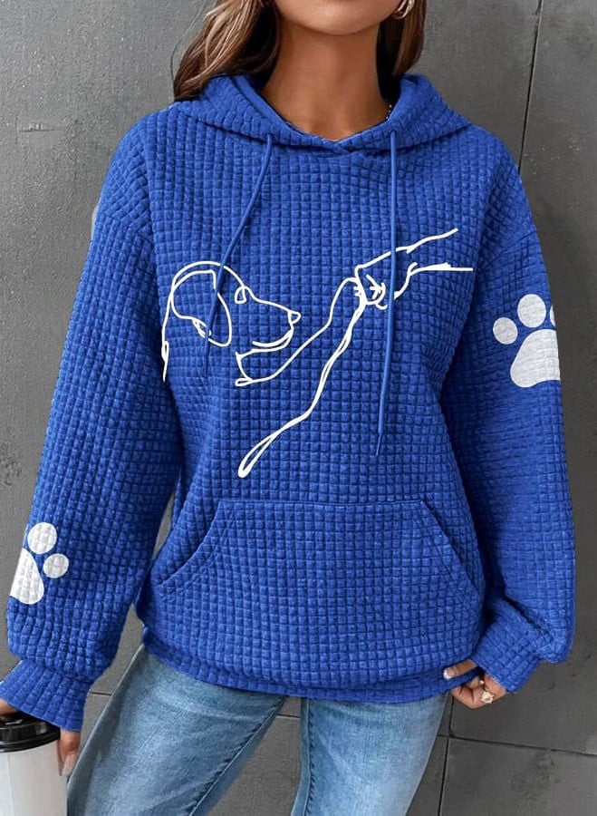 Miss | Hoodie Dames Oversized Capuchon Zakken - Miss Madera MIS-04YHCA