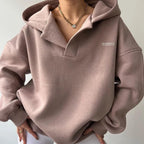 Miss | Hoodie Dames Oversized Casual Capuchon - Sweatstof - Miss Madera MIS-P372J4
