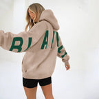 Miss | Hoodie Dames Oversized - Katoenmix - Miss Madera