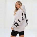 Miss | Hoodie Dames Oversized - Katoenmix - Miss Madera