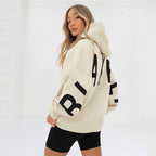 Miss | Hoodie Dames Oversized - Katoenmix - Miss Madera