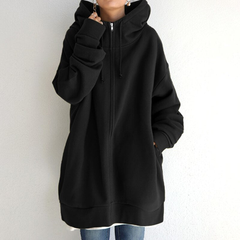 Miss | Hoodie Dames Oversized Winterwarm Capuchon - Miss Madera MIS-9B8XQQ