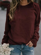 Miss | Hoodie Dames Ronde Hals Lange Mouw Regular Fit - Katoen - Miss Madera MIS-9W4F7T