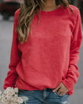 Miss | Hoodie Dames Ronde Hals Lange Mouw Regular Fit - Katoen - Miss Madera MIS-J07CAW