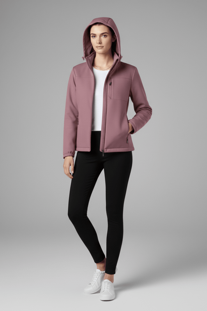 Miss | Jas Dames Capuchon Ritssluiting Casual - Polyester - Miss Madera MIS-NAPN8N