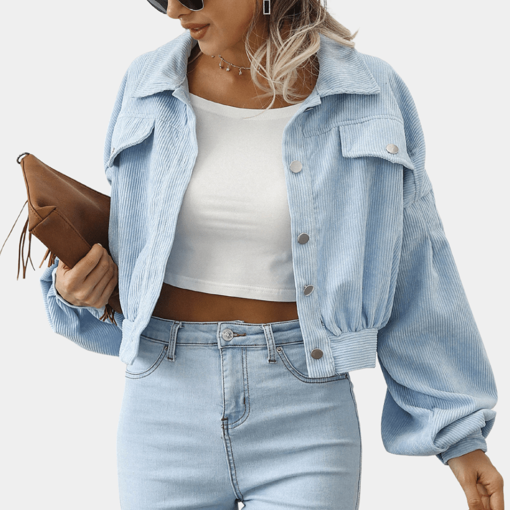 Miss | Jas Dames Casual Lanternmouwen - Ribstof - Miss Madera MIS-E4F266