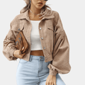 Miss | Jas Dames Casual Lanternmouwen - Ribstof - Miss Madera MIS-63DBE9