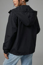 Miss | Jas Dames Cropped Capuchon Rits Sportief - Miss Madera MIS-Z70ZRC