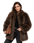 Miss | jas Dames Faux-Fur Relaxed Winterse Stijl - Miss Madera MIS-4MU1G0