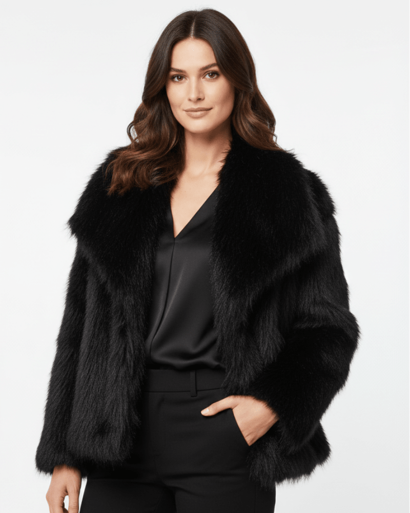 Miss | jas Dames Faux-Fur Relaxed Winterse Stijl - Miss Madera MIS-9AYDVV