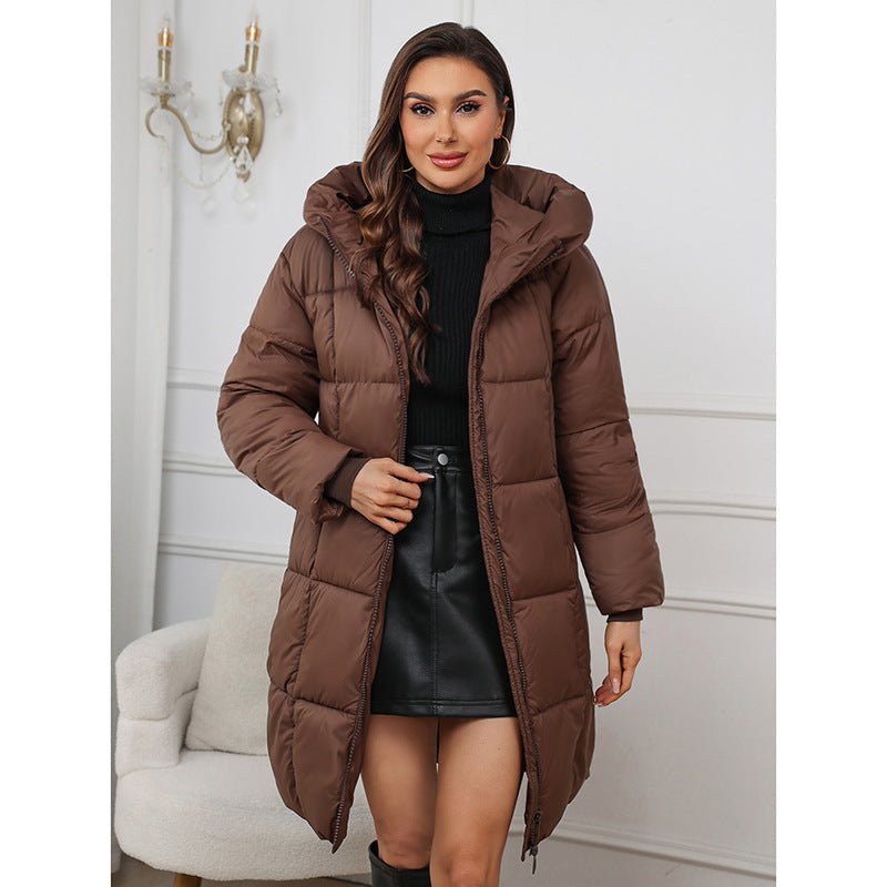 Miss | Jas Dames Getailleerde A-Lijn Parka Midi - Polyester - Miss Madera MIS-WGX8ZT