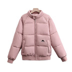 Miss | Jas Dames Gewatteerd Boxy Cropped Hoge Kraag - Miss Madera MIS-E5VL7G