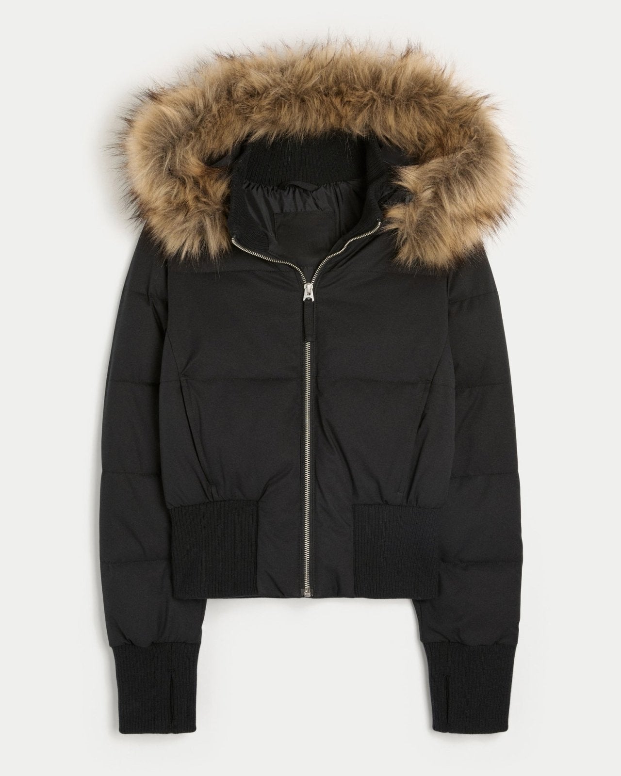Miss | Jas Dames Gewatteerd Cropped met Capuchon - Miss Madera MIS-QO54MA