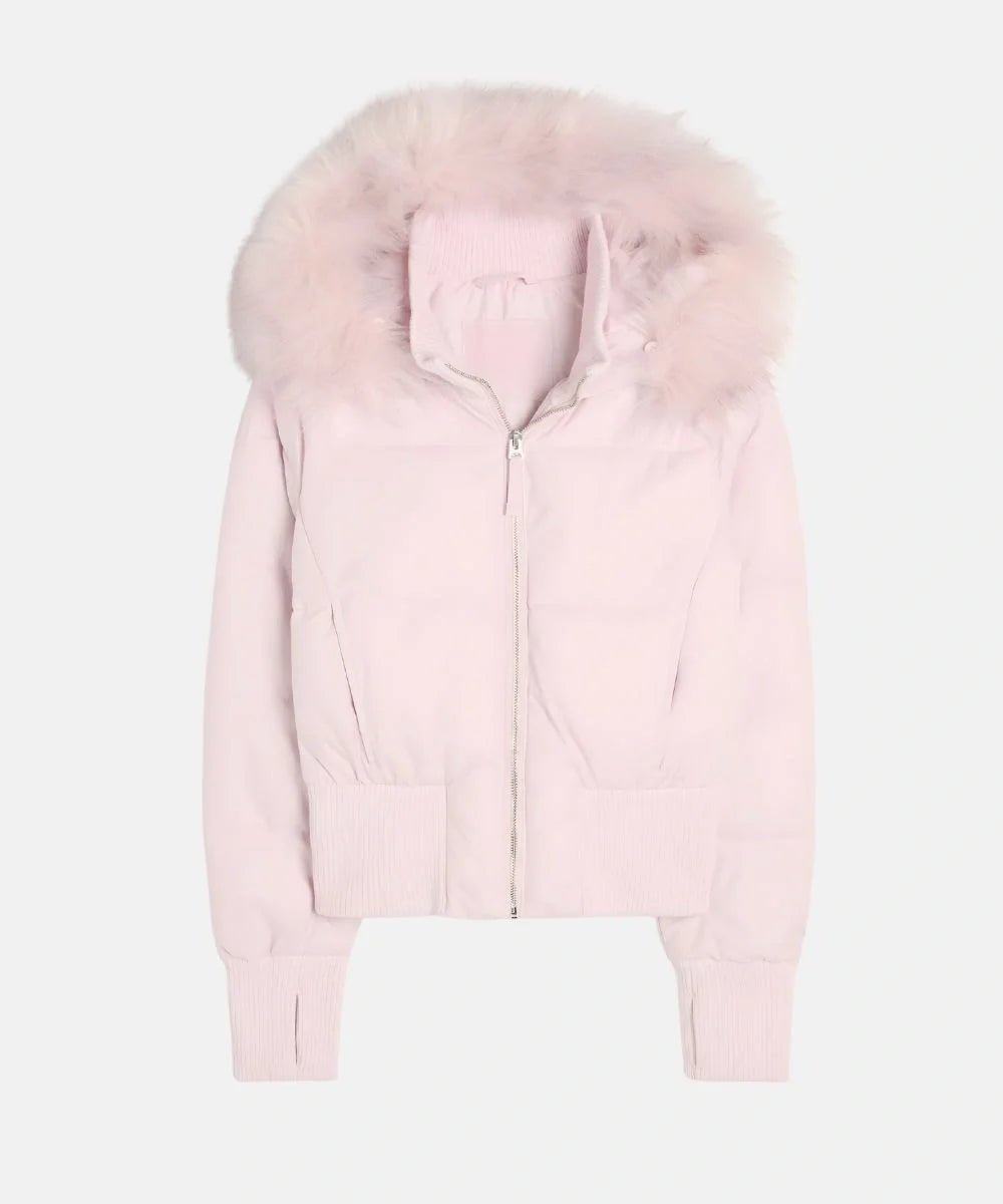 Miss | Jas Dames Gewatteerd Slim Fit Kunstbont Capuchon - Polyester - Miss Madera MIS-15S6G0