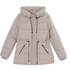 Miss | Jas Dames Gewatteerde Parka Capuchon Tailleerbaar - Polyester - Miss Madera MIS-GZBWX4