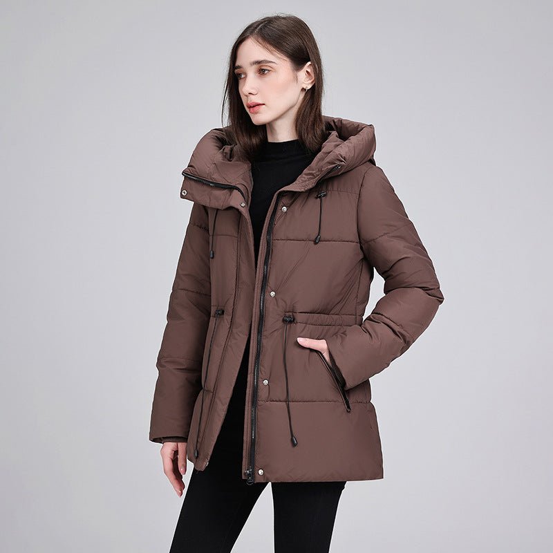 Miss | Jas Dames Gewatteerde Parka Capuchon Tailleerbaar - Polyester - Miss Madera MIS-JQCE4Z