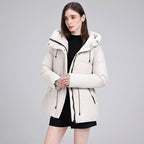 Miss | Jas Dames Gewatteerde Parka Capuchon Tailleerbaar - Polyester - Miss Madera MIS-GZBWX4