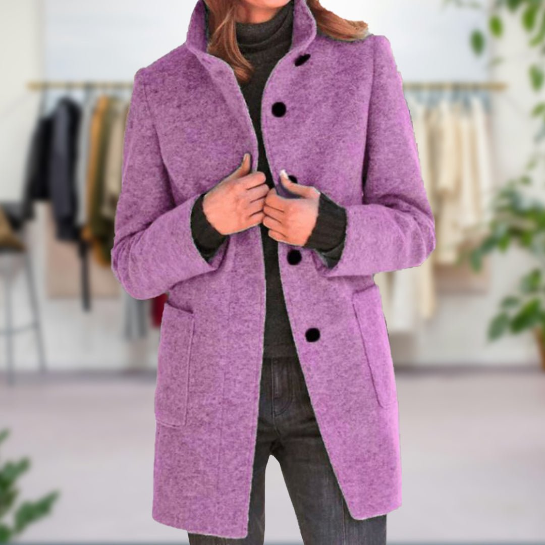 Miss | Jas Dames Herfst Figuurvolgend Zijzakken - Miss Madera MIS-755HRC