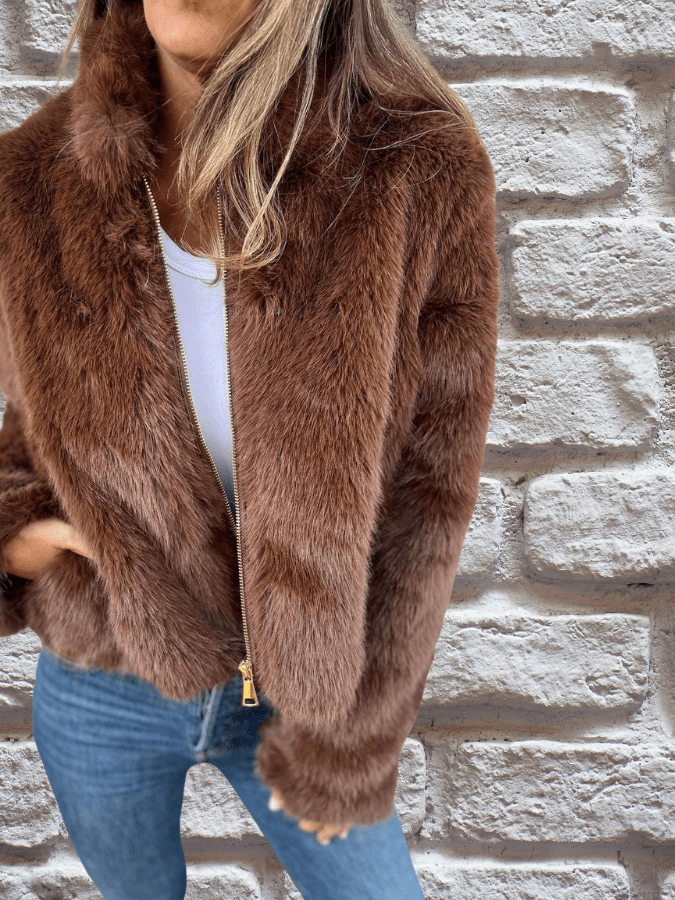 Miss | Jas Dames Hoge Kraag Lichtgewicht Ritssluiting Herfst-Winter - Miss Madera MIS-SI30Y3