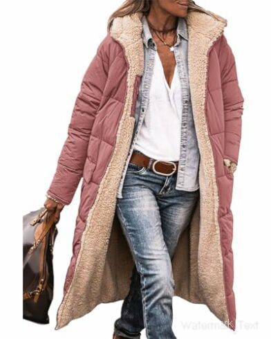 Miss | Jas Dames Omkeerbaar Teddy-Fleece Gewatteerd - Polyester - Miss Madera MIS-MLB4NX