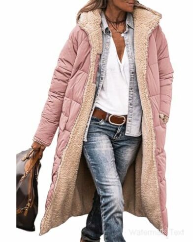 Miss | Jas Dames Omkeerbaar Teddy-Fleece Gewatteerd - Polyester - Miss Madera MIS-MLB4NX