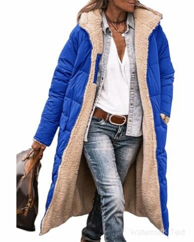 Miss | Jas Dames Omkeerbaar Teddy-Fleece Gewatteerd - Polyester - Miss Madera MIS-MLB4NX