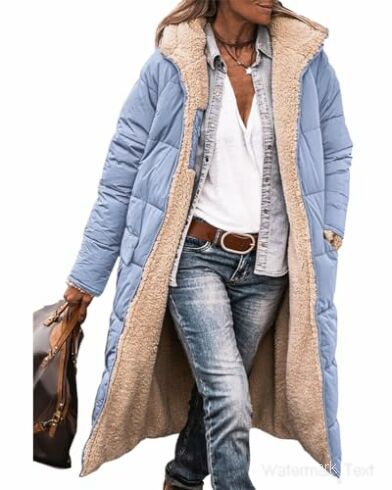 Miss | Jas Dames Omkeerbaar Teddy-Fleece Gewatteerd - Polyester - Miss Madera MIS-MLB4NX