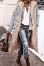 Miss | Jas Dames Omkeerbaar Teddy-Fleece Gewatteerd - Polyester - Miss Madera MIS-MLB4NX